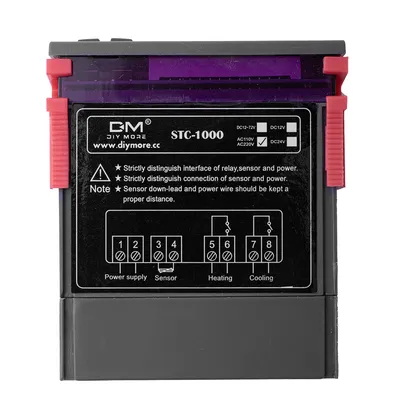 6. Цифровой терморегулятор STC-1000, 220 В