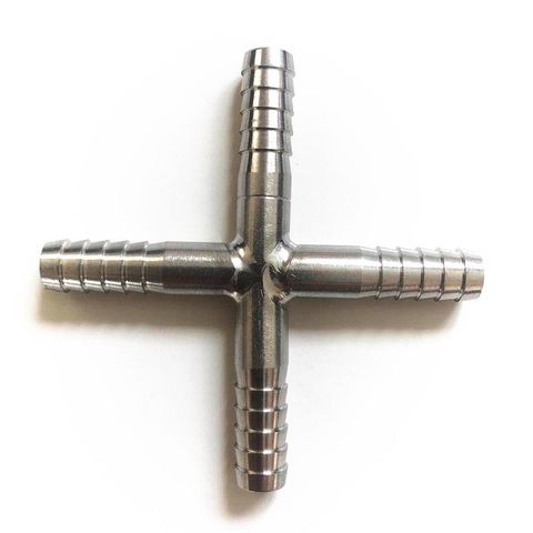 Главная фотография Соединитель ёлочка X-образный 7-7-7-7 мм из нерж. стали