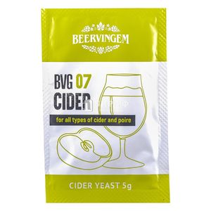 Дрожжи для сидра Cider BVG-07 (Beervingem), 10 г
