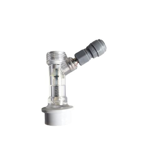 3. Коннектор для газа Ball Lock c обратным клапаном, 1/4″ MFL (KegLand Premium)
