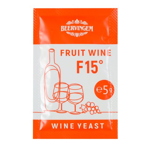 1. Винные дрожжи Fruit Wine F15 (Beervingem), 5 г