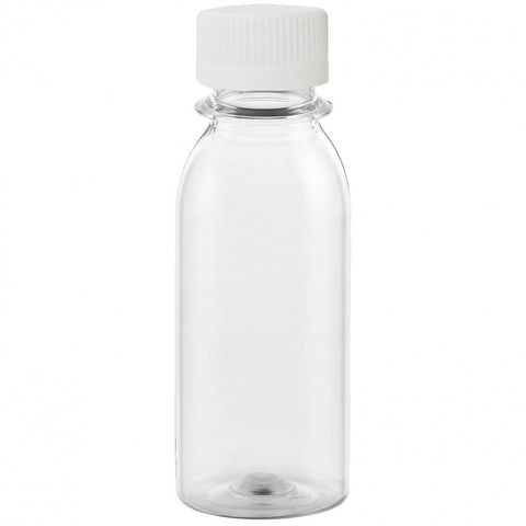 Главная фотография ПЭТ бутылка с крышкой (прозрачная), 100 мл