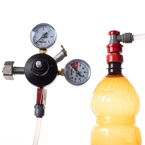 Фотография 1 Комплект с редуктором для карбонизации напитков в ПЭТ бутылках
