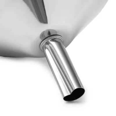 5. Воронка нержавеющая с двумя фильтрами, 15 см