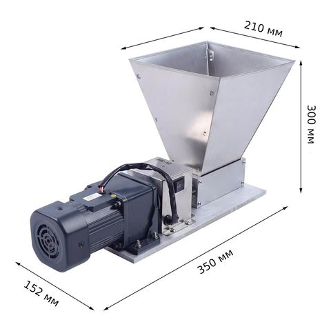 9. Мельница/дробилка электрическая двухвальцовая (с шестернями для привода)