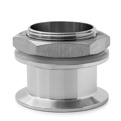 Врезка из нерж. стали в емкость, кламп 2 