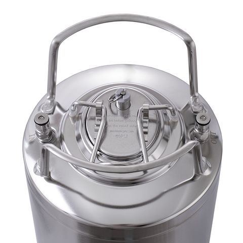 2. Кег корнелиус с фитингами Ball Lock (Beergineer), 24,5 л