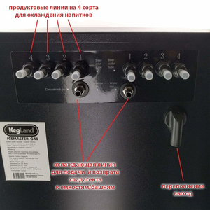 3. Охладитель для пива и напитков Icemaster G40.1 на 4 контура (Kegland)