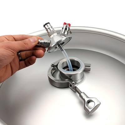 4. Заборная головка Ball lock для коммерческих кег с хомутом под кламп 2