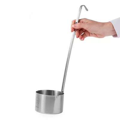 5. Черпак / ковш с ручкой из нержавеющей стали, 500 мл
