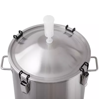 2. Ферментер Bucket Buddy 35 л из нержавеющей стали с подогревом 36 Вт