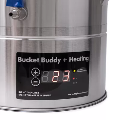 4. Ферментер Bucket Buddy 35 л из нержавеющей стали с подогревом 36 Вт