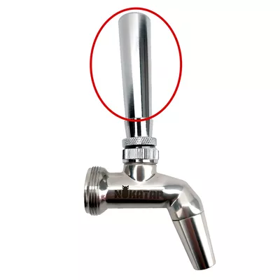 4. Хромированная рукоятка на кран Nukatap FC/SS