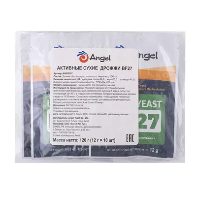 Пивные дрожжи Lager Yeast BF27 (Angel), 12 г - 10 шт