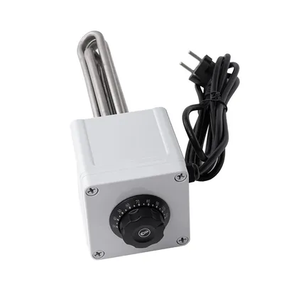 1. Тэн 2,5 кВТ с терморегулятором, кламп 2