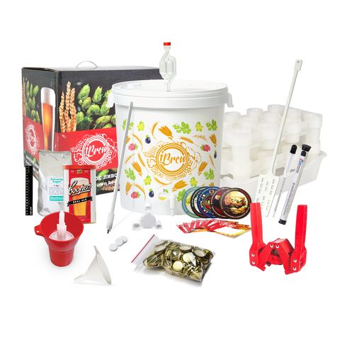 1. Домашняя пивоварня iBrew Starter Kit Deluxe, 30 л