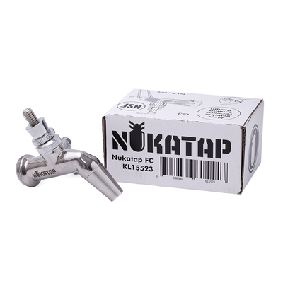 6. Кран пивной Nukatap FC G2 из нерж. стали с компенсатором (2-е поколение)
