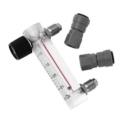 2. Ротаметр кислорода 0,1 - 1,5 л/мин (с фитингами Duotight)